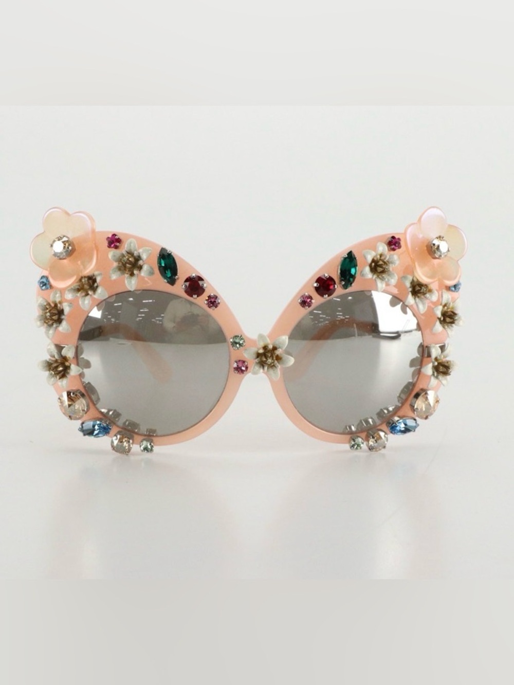 Dolce & Gabbana DG4292 Floral Appliqué & Embellished Butterfly Sunglasses W Case - Picture 2 of 8